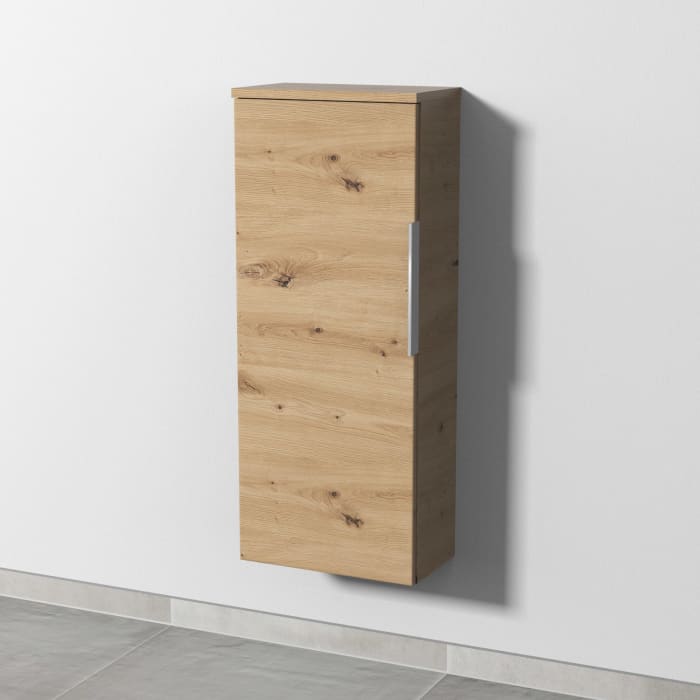 Sanipa 3way Mittelschrank 35 cm, 1 Tür, Anschlag links, mit Aufsatz-Griff