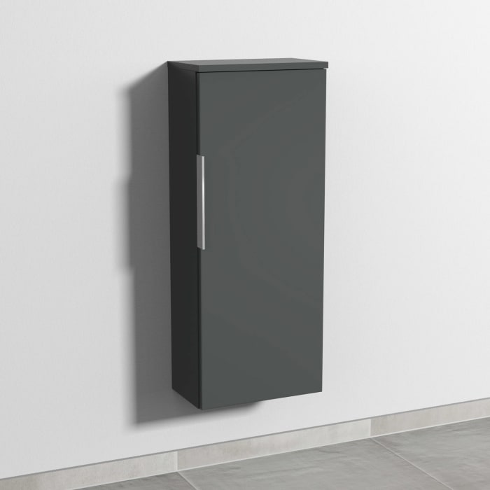 Sanipa 3way Mittelschrank 35 cm, 1 Tür, Anschlag rechts, mit Aufsatz-Griff