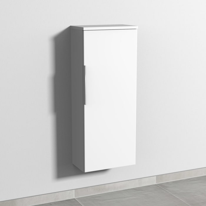 Sanipa 3way Mittelschrank 35 cm, 1 Tür, Anschlag rechts, mit Aufsatz-Griff