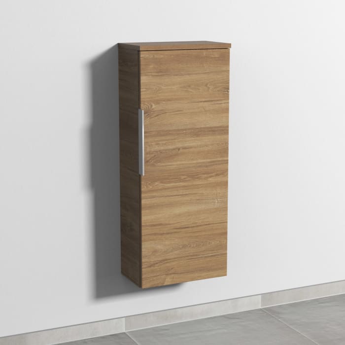 Sanipa 3way Mittelschrank 35 cm, 1 Tür, Anschlag rechts, mit Aufsatz-Griff