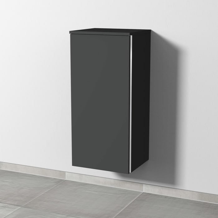 Sanipa 3way Mittelschrank 40 cm, 1 Tür mit Anschlag links, mit Griff-Leiste