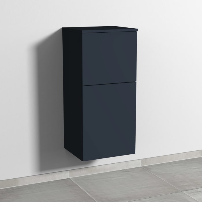 Sanipa 3way Mittelschrank 40 cm, 1 Tür mit Anschlag rechts, 1 Auszug, Push to open