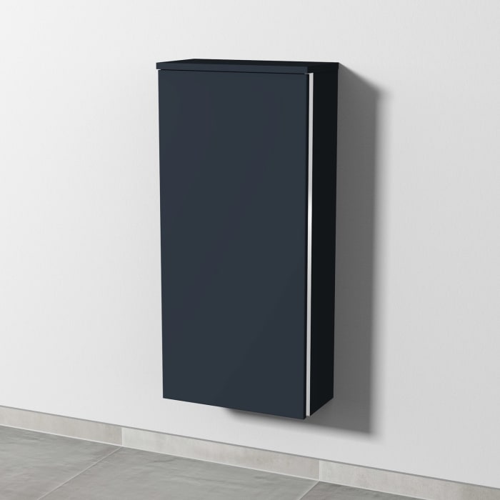 Sanipa 3way Mittelschrank 40 cm, 1 Tür, Anschlag links, mit Griff-Leiste