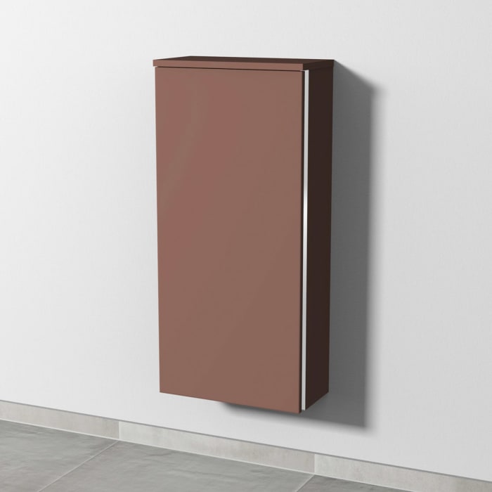 Sanipa 3way Mittelschrank 40 cm, 1 Tür, Anschlag links, mit Griff-Leiste