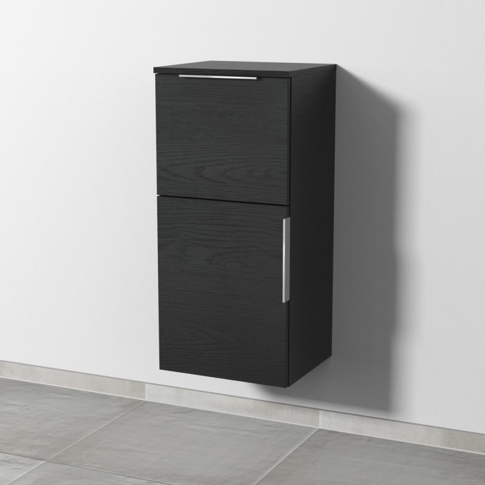 Sanipa 3way Mittelschrank 40 cm, 1 Tür mit Anschlag links, 1 Auszug, mit Aufsatz-Griff