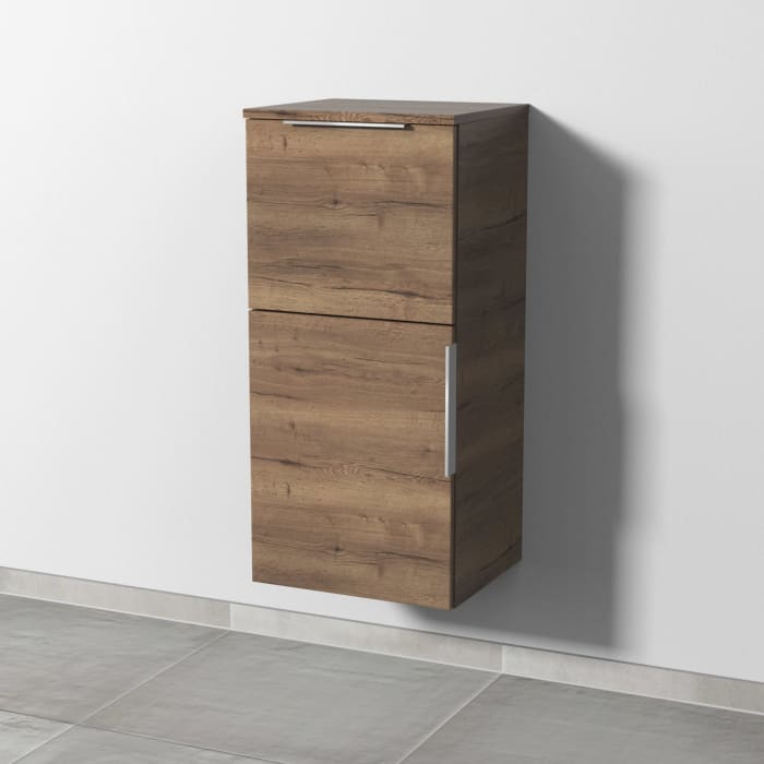 Sanipa 3way Mittelschrank 40 cm, 1 Tür mit Anschlag links, 1 Auszug, mit Aufsatz-Griff