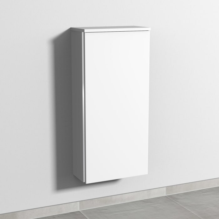 Sanipa 3way Mittelschrank 40 cm, 1 Tür, Anschlag rechts, mit Griff-Leiste