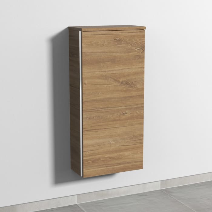 Sanipa 3way Mittelschrank 40 cm, 1 Tür, Anschlag rechts, mit Griff-Leiste