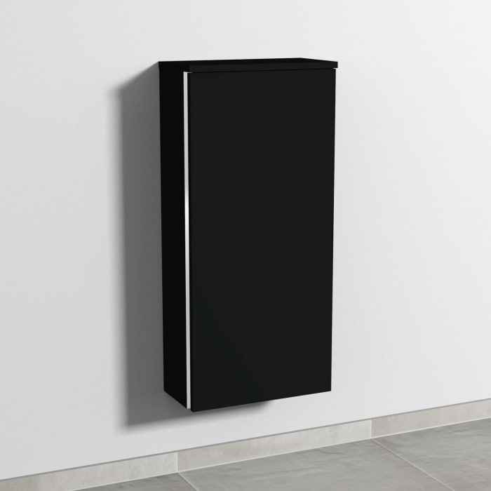 Sanipa 3way Mittelschrank 40 cm, 1 Tür, Anschlag rechts, mit Griff-Leiste