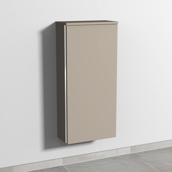 Sanipa 3way Mittelschrank 40 cm, 1 Tür, Anschlag rechts, mit Griff-Leiste