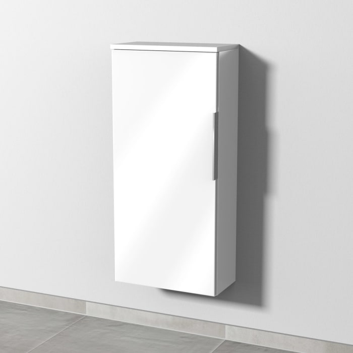 Sanipa 3way Mittelschrank 40 cm, 1 Tür, Anschlag links, mit Aufsatz-Griff