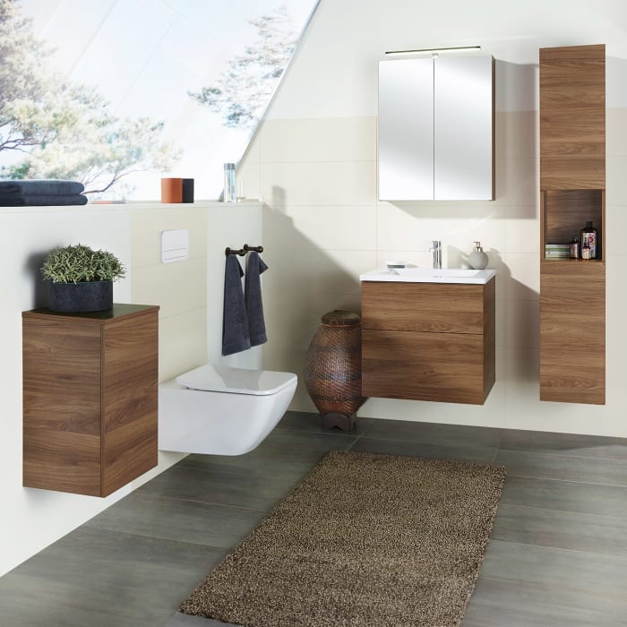 Sanipa 3way Unterschrank 35 cm, 1 Tür Anschlag rechts, Push to open