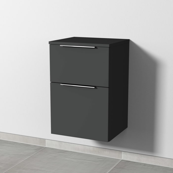 Sanipa 3way Unterschrank 40 cm, 2 Auszüge, mit Aufsatzgriff