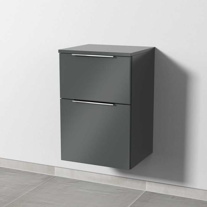 Sanipa 3way Unterschrank 40 cm, 2 Auszüge, mit Aufsatzgriff