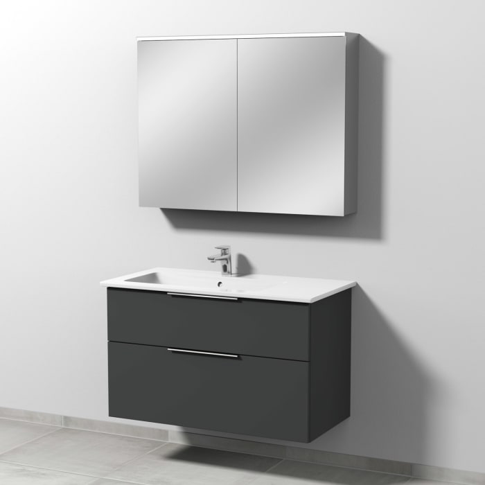 Villeroy & Boch Venticello Waschtisch mit Sanipa 3way Unterschrank 100 cm