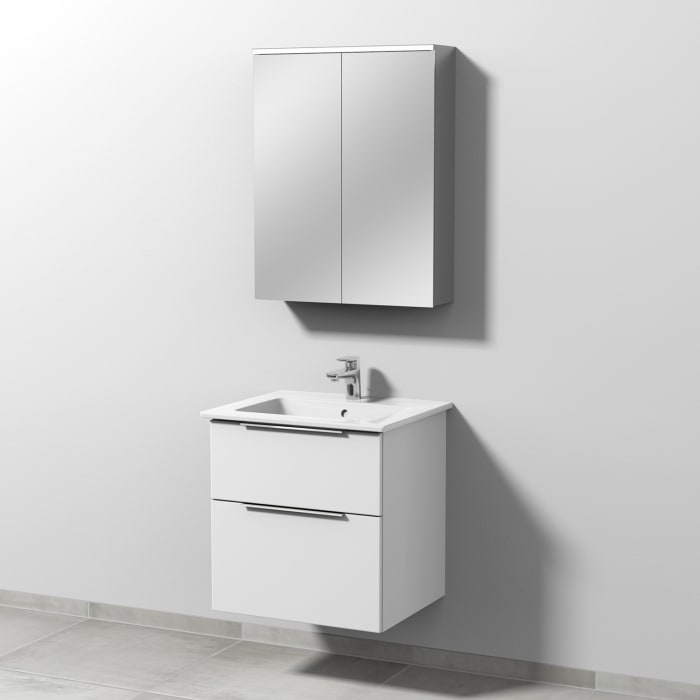 Sanipa 3way Unterschrank 50 cm mit Villeroy & Boch Venticello Waschtisch