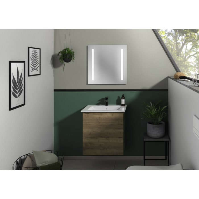 Villeroy & Boch Venticello Waschtisch mit Sanipa 3way-Struktur Unterschrank 60 cm