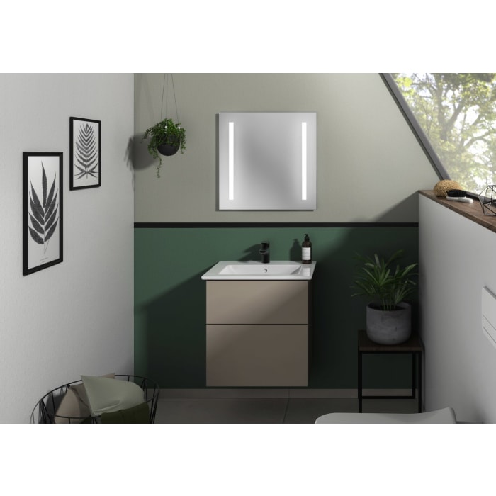 Villeroy & Boch Venticello Waschtisch mit Sanipa 3way-Struktur Unterschrank 60 cm