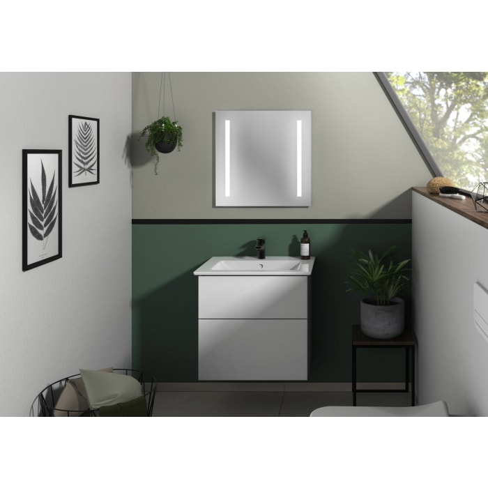 Villeroy & Boch Venticello Waschtisch mit Sanipa 3way-Struktur Unterschrank 65 cm