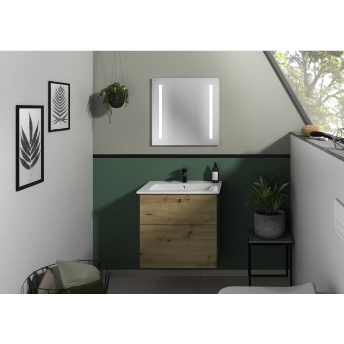 Villeroy & Boch Venticello Waschtisch mit Sanipa 3way-Struktur Unterschrank 65 cm