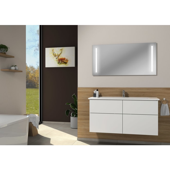 Villeroy & Boch Venticello Waschtisch mit Sanipa 3way-Struktur Unterschrank 120 cm