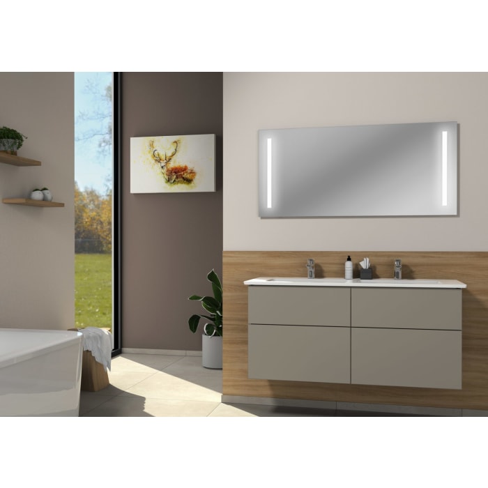 Villeroy & Boch Venticello Waschtisch mit Sanipa 3way-Struktur Unterschrank 130 cm