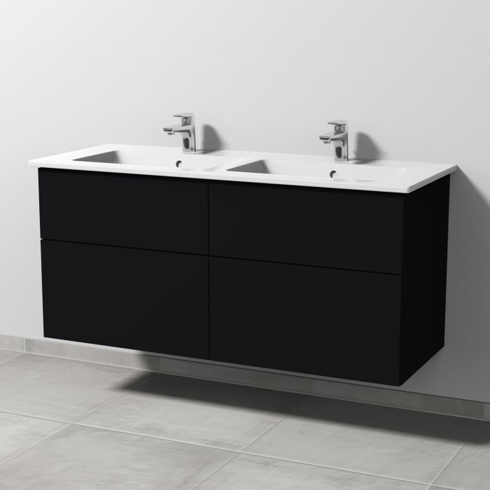 Sanipa 3way Unterschrank 130 cm mit Villeroy & Boch Venticello Waschtisch