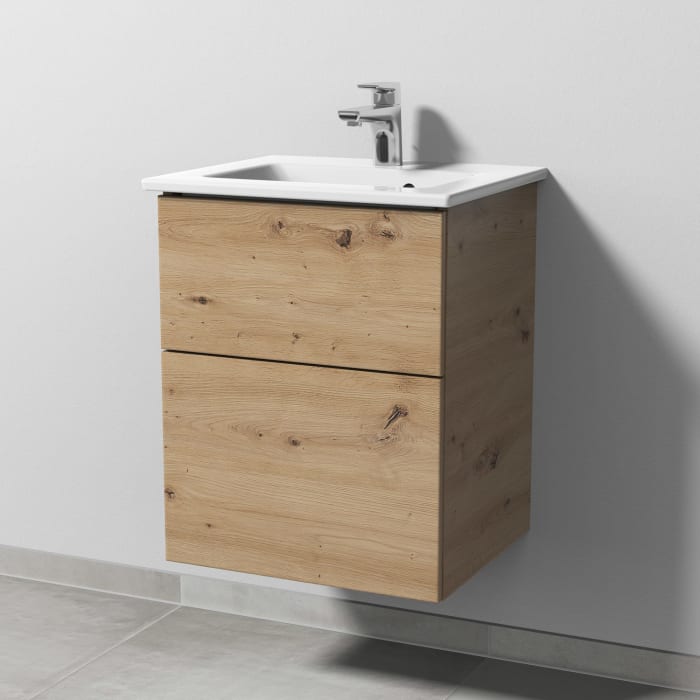 Sanipa 3way Unterschrank 50 cm mit Villeroy & Boch Venticello Waschtisch