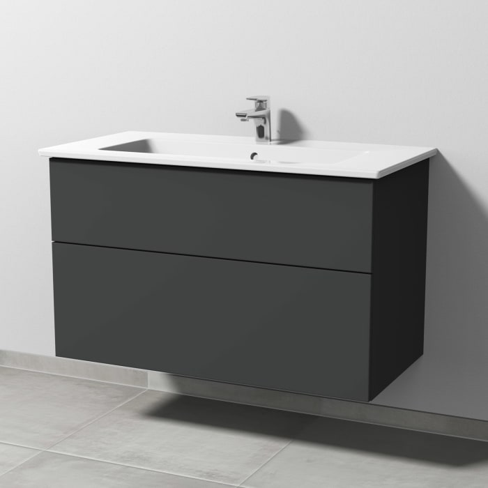 Sanipa 3way Unterschrank 100 cm, Villeroy & Boch Venticello Waschtisch