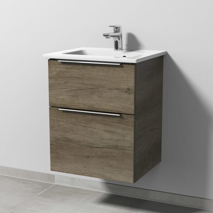 Sanipa 3way Unterschrank 50 cm mit Villeroy & Boch Venticello Waschtisch