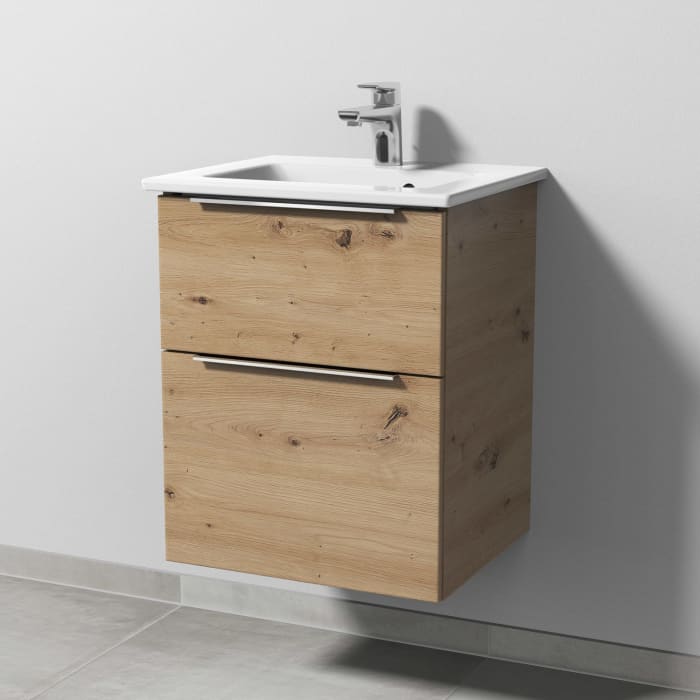 Sanipa 3way Unterschrank 50 cm mit Villeroy & Boch Venticello Waschtisch