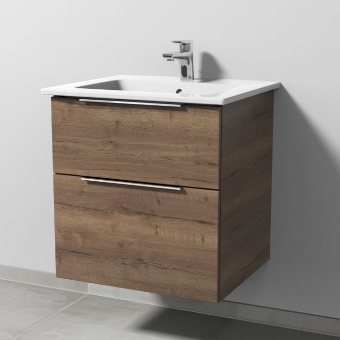 Sanipa 3way Unterschrank 60 cm mit Villeroy & Boch Venticello Waschtisch