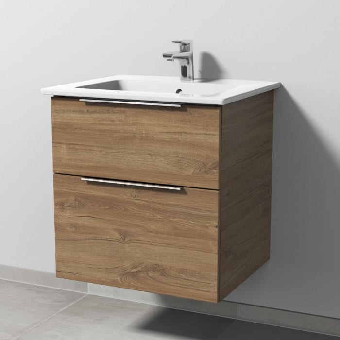 Sanipa 3way Unterschrank 60 cm mit Villeroy & Boch Venticello Waschtisch