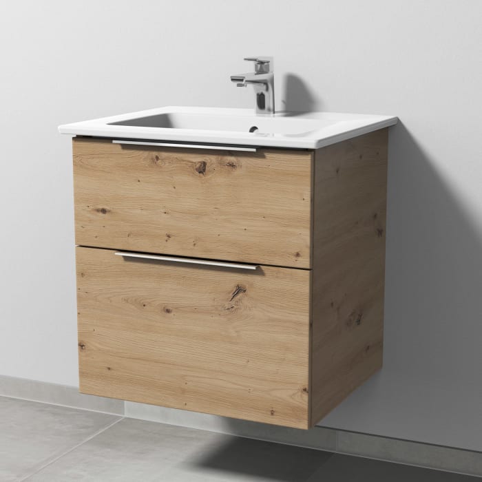 Sanipa 3way Unterschrank 60 cm mit Villeroy & Boch Venticello Waschtisch