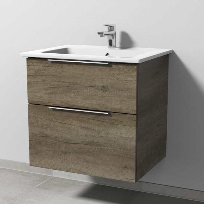 Sanipa 3way Unterschrank 65 cm mit Villeroy & Boch Venticello Waschtisch