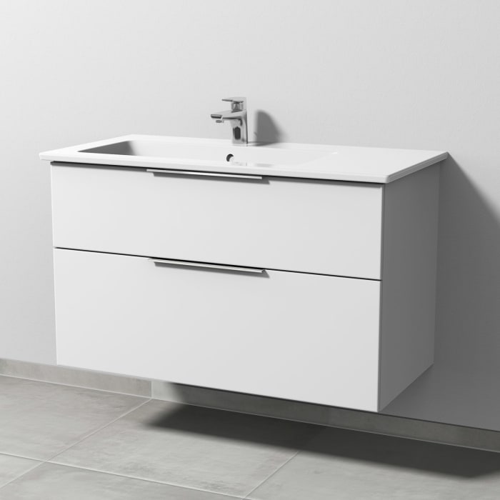 Villeroy & Boch Venticello Waschtisch mit Sanipa 3way Unterschrank 100 cm