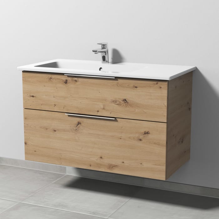 Villeroy & Boch Venticello Waschtisch mit Sanipa 3way Unterschrank 100 cm