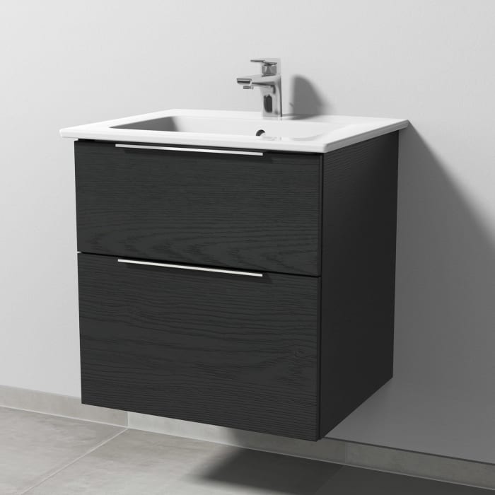 Sanipa 3way Unterschrank 60 cm mit Villeroy & Boch Venticello Waschtisch