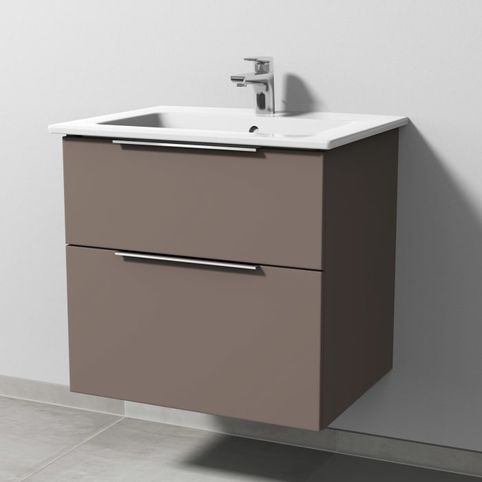 Sanipa 3way Unterschrank 65 cm mit Villeroy & Boch Venticello Waschtisch