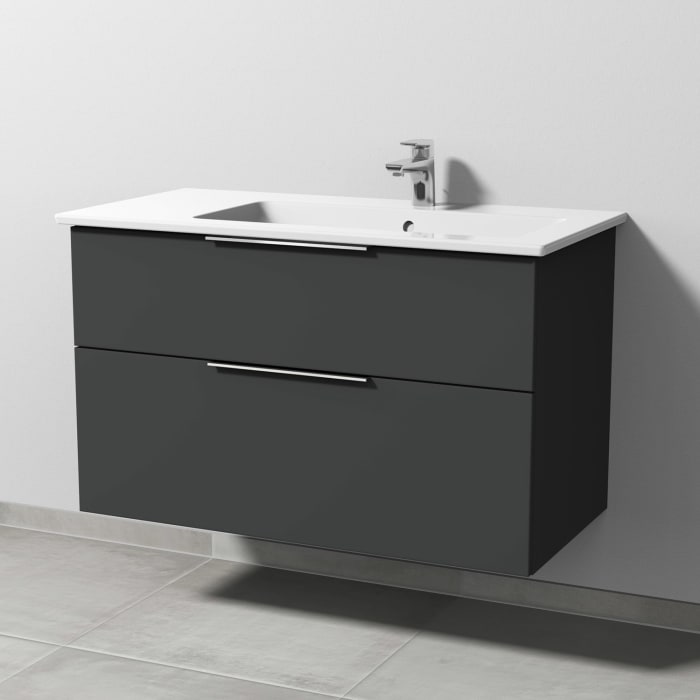 Sanipa 3way Unterschrank 100 cm, Villeroy & Boch Venticello Waschtisch