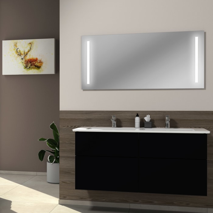 Sanipa 3way Unterschrank 130 cm mit Villeroy & Boch Venticello Waschtisch