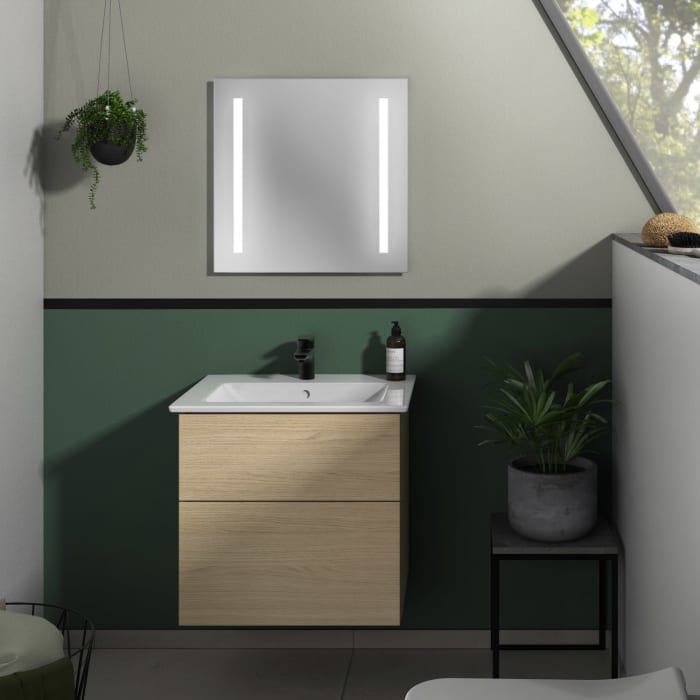 Sanipa 3way Unterschrank 65 cm mit Villeroy & Boch Venticello Waschtisch