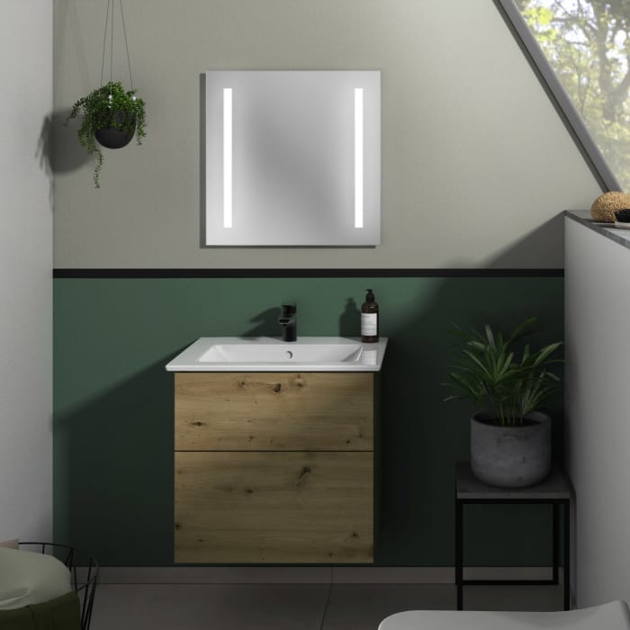 Sanipa 3way Unterschrank 65 cm mit Villeroy & Boch Venticello Waschtisch