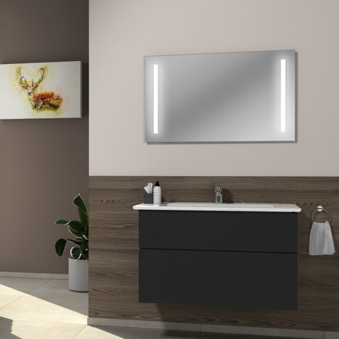 Sanipa 3way Unterschrank 100 cm mit Villeroy & Boch Venticello Waschtisch