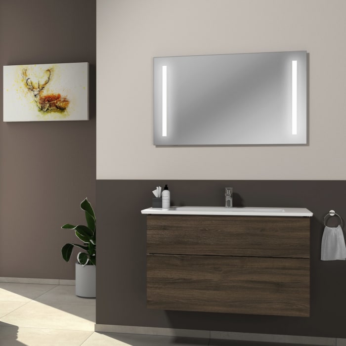 Sanipa 3way Unterschrank 100 cm mit Villeroy & Boch Venticello Waschtisch