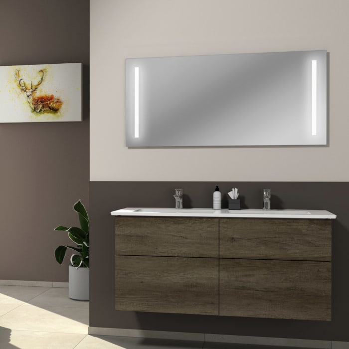 Sanipa 3way Unterschrank 130 cm mit Villeroy & Boch Venticello Waschtisch