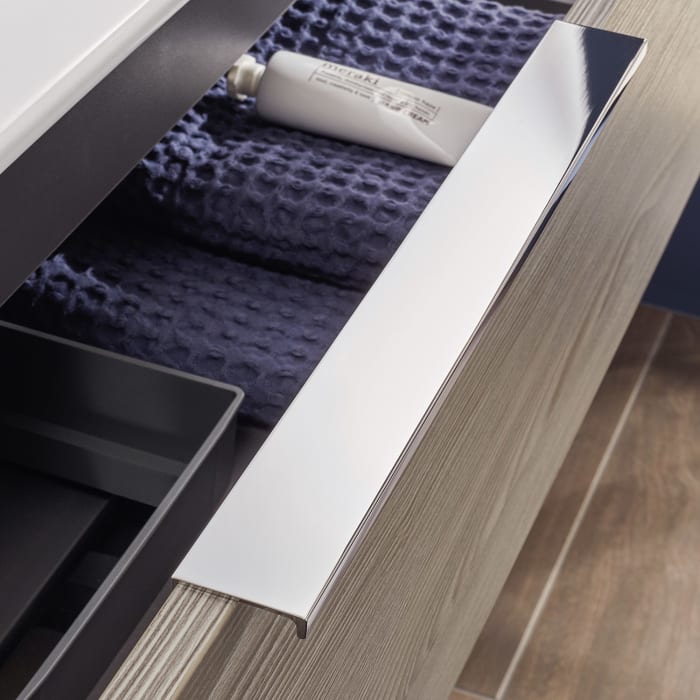 Sanipa 3way Waschtischunterbau für Keramik-Waschtisch Avento 80 cm, 2 Auszüge mit Aufsatzgriff