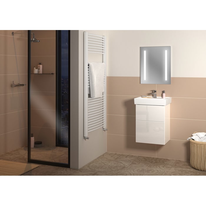 Sanipa 3way Waschtischunterbau für Keramik-Waschtisch Collaro 50 cm, 2 Auszüge mit Push to open