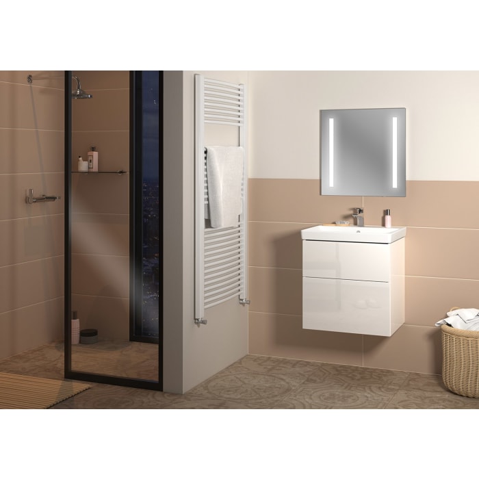 Sanipa 3way Waschtischunterbau für Keramik-Waschtisch Avento 60 cm, 2 Auszüge mit Aufsatzgriff