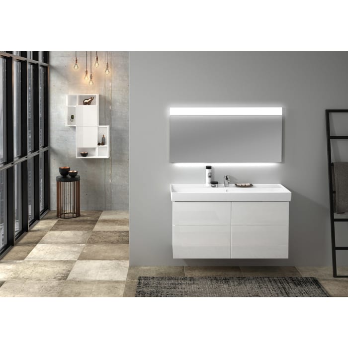 Sanipa 3way Waschtischunterbau für Keramik-Waschtisch Collaro 120 cm, 4 Auszüge mit Griffleisten